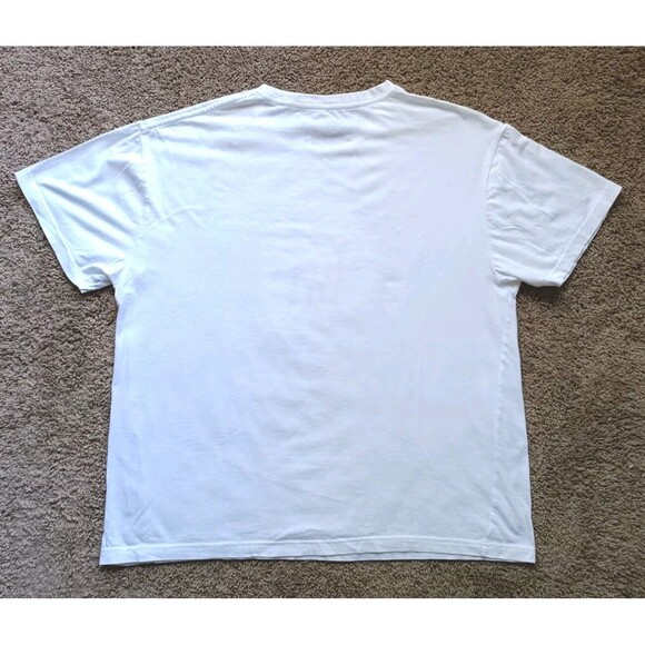 Hustle Gang T-Shirt Men's Size 3XL Indian Chief Graphic White Short Sleeve - Picture 6 of 8